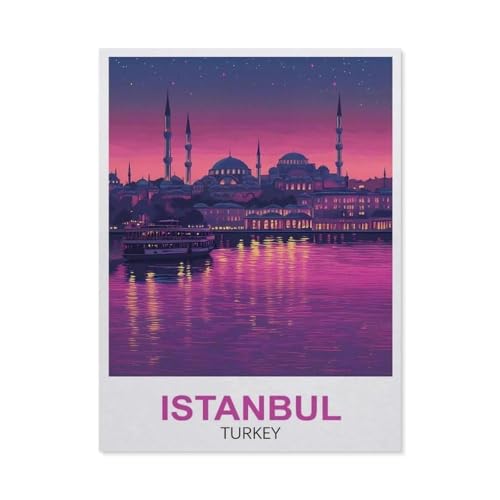 Puzzle 1000 Stück，Istanbul Türkei，Papier Kinderspielzeug Dekompression Spiel（38x26cm）-FB11 von YYHMKBYY
