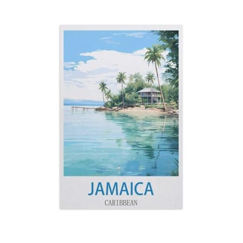Puzzle 1000 Stück，Jamaika, Karibik，Für Holz Erwachsene Spielzeug Dekompression Spiel（75x50cm）-GE58 von YYHMKBYY