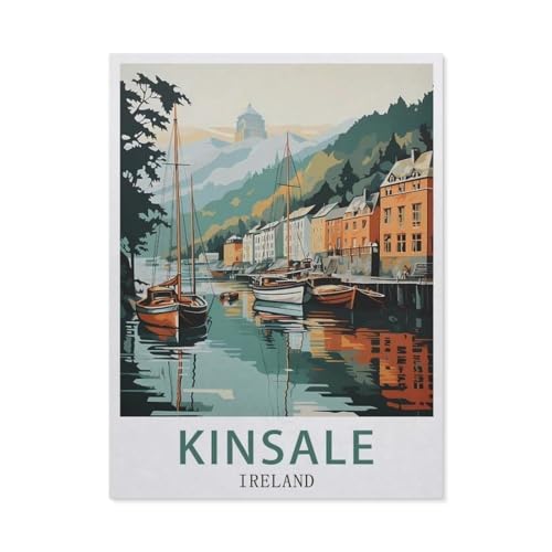 Puzzle 1000 Stück，Kinsale Irland，Für Holz Erwachsene Spielzeug Dekompression Spiel（75x50cm）-EU72 von YYHMKBYY