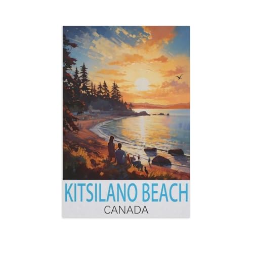 Puzzle 1000 Stück，Kitsilano Beach Kanada，Papier Kinderspielzeug Dekompression Spiel（50x70cm）-FU91 von YYHMKBYY