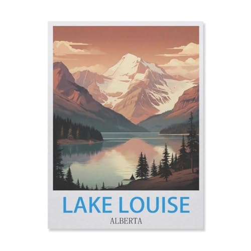 Puzzle 1000 Stück，Lake Louise Arizona，Für Holz Erwachsene Spielzeug Dekompression Spiel（75x50cm）-FG37 von YYHMKBYY