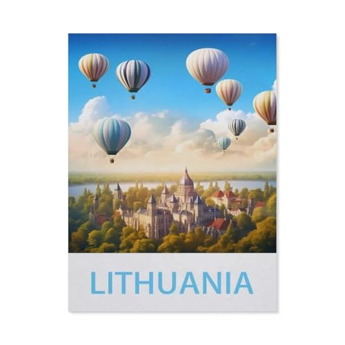 Puzzle 1000 Stück，Litauen，Papier Kinderspielzeug Dekompression Spiel（38x26cm）-EK25 von YYHMKBYY