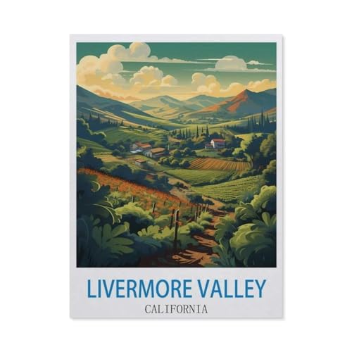 Puzzle 1000 Stück，Livermore Valley, Kalifornien，Für Holz Erwachsene Spielzeug Dekompression Spiel（75x50cm）-CL76 von YYHMKBYY