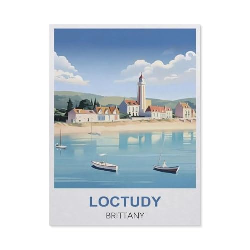 Puzzle 1000 Stück，Loctudy, Brittany，Für Holz Erwachsene Spielzeug Dekompression Spiel（75x50cm）-EM56 von YYHMKBYY