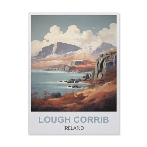 Puzzle 1000 Stück，Lough Corrib Irland，Für Holz Erwachsene Spielzeug Dekompression Spiel（75x50cm）-ET26 von YYHMKBYY