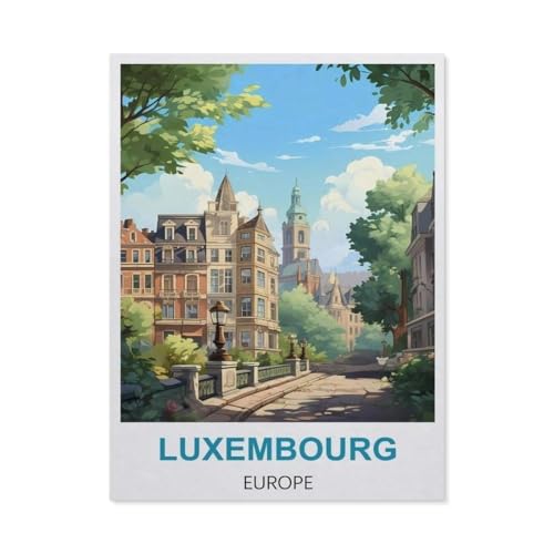 Puzzle 1000 Stück，Luxemburg, Europa，Für Holz Erwachsene Spielzeug Dekompression Spiel（75x50cm）-DH2 von YYHMKBYY