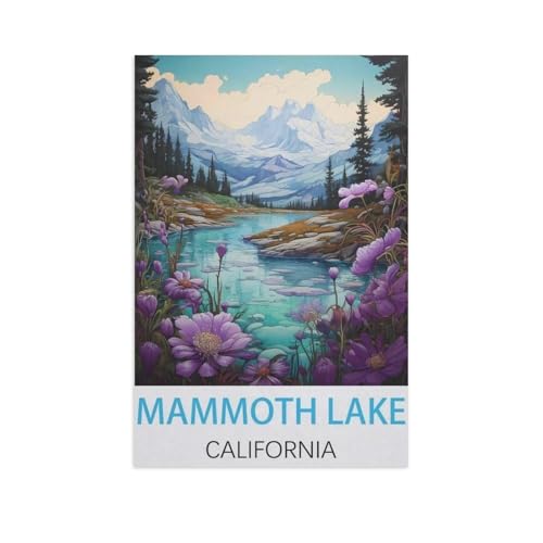 Puzzle 1000 Stück，Mammoth Lake, Kalifornien，Für Holz Erwachsene Spielzeug Dekompression Spiel（75x50cm）-FP16 von YYHMKBYY