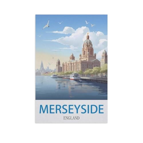 Puzzle 1000 Stück，Merseyside, England，Papier Kinderspielzeug Dekompression Spiel（50x70cm）-GA78 von YYHMKBYY