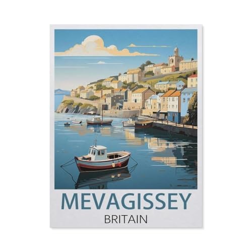 Puzzle 1000 Stück，Mevagissey, Vereinigtes Königreich，Für Holz Erwachsene Spielzeug Dekompression Spiel（75x50cm）-DH75 von YYHMKBYY
