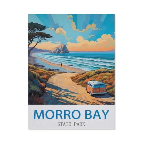 Puzzle 1000 Stück，Morro Bay State Park, Kalifornien，Papier Kinderspielzeug Dekompression Spiel（50x70cm）-CK18 von YYHMKBYY