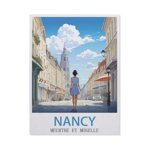 Puzzle 1000 Stück，Nancy Meurthe et Moselle，Klassische Puzzle 3D Puzzle DIY Kit Papier Spielzeug Einzigartiges Geschenk Wohnkultur（50x70cm）-BS21 von YYHMKBYY