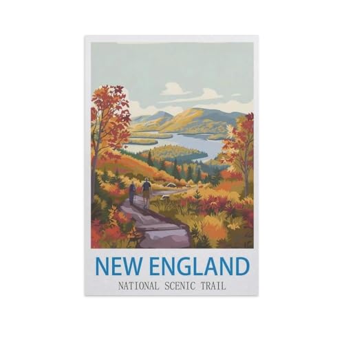 Puzzle 1000 Stück，New England National Scenic Trail，Papier Kinderspielzeug Dekompression Spiel（50x70cm）-GA5 von YYHMKBYY