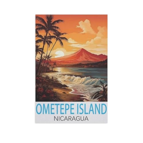 Puzzle 1000 Stück，Ometepe Insel Nicaragua，Papier Kinderspielzeug Dekompression Spiel（50x70cm）-FW40 von YYHMKBYY