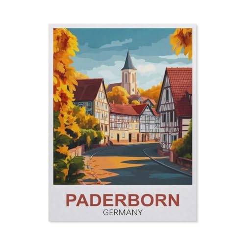 Puzzle 1000 Stück，Paderborn Deutschland，Papier Kinderspielzeug Dekompression Spiel（38x26cm）-FA38 von YYHMKBYY