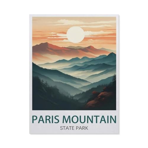 Puzzle 1000 Stück，Paris Mountain，Klassische Puzzle 3D Puzzle DIY Kit Holz Spielzeug Einzigartiges Geschenk Wohnkultur（75x50cm）-BG47 von YYHMKBYY