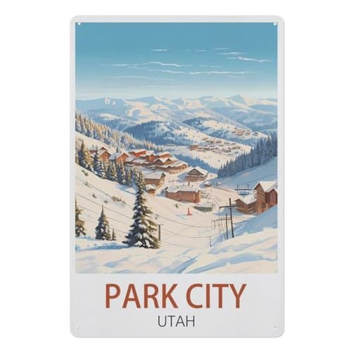 Puzzle 1000 Stück，Park City Utah，Papier Kinderspielzeug Dekompression Spiel（38x26cm）-AE20 von YYHMKBYY