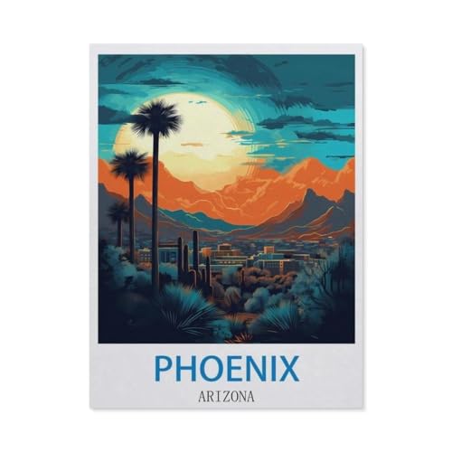 Puzzle 1000 Stück，Phoenix, Arizona，Papier Kinderspielzeug Dekompression Spiel（38x26cm）-CL64 von YYHMKBYY