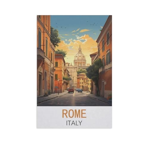 Puzzle 1000 Stück，Rom, Italien，Klassische Puzzle 3D Puzzle DIY Kit Papier Spielzeug Einzigartiges Geschenk Wohnkultur（38x26cm）-FN95 von YYHMKBYY