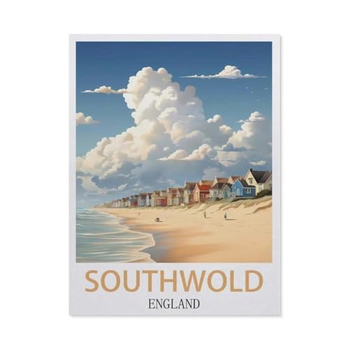 Puzzle 1000 Stück，Southwold England，Papier Kinderspielzeug Dekompression Spiel（38x26cm）-AD47 von YYHMKBYY