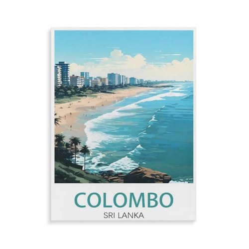 Puzzle 1000 Stück，Sri Lanka Colombo, Küste，Papier Kinderspielzeug Dekompression Spiel（50x70cm）-O70 von YYHMKBYY