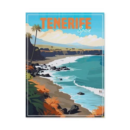 Puzzle 1000 Stück，Teneriffa, Spanien，Klassische Puzzle 3D Puzzle DIY Kit Papier Spielzeug Einzigartiges Geschenk Wohnkultur（38x26cm）-AS54 von YYHMKBYY