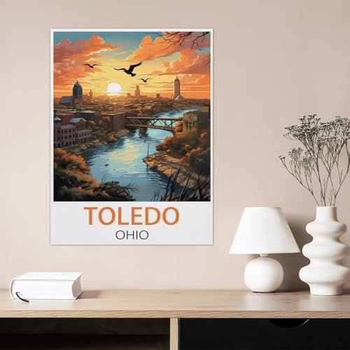 Puzzle 1000 Stück，Toledo, Ohio，Holz Kinderspielzeug Dekompression Spiel（75x50cm）-T94 von YYHMKBYY