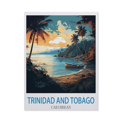 Puzzle 1000 Stück，Trinidad und Tobago, Karibik，Für Holz Erwachsene Spielzeug Dekompression Spiel（75x50cm）-CL3 von YYHMKBYY