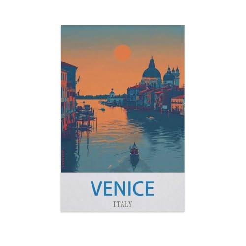 Puzzle 1000 Stück，Venedig, Italien，Papier Kinderspielzeug Dekompression Spiel（50x70cm）-GF19 von YYHMKBYY
