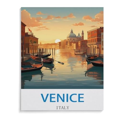 Puzzle 1000 Stück，Venedig Italien，Papier Kinderspielzeug Dekompression Spiel（38x26cm）-K29 von YYHMKBYY