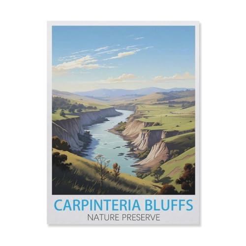 Puzzle 1000 Teile, Carpinteria Bluffs Naturschutzgebiet, DIY-Kunst für Erwachsene (50 x 70 cm), FG73 von YYHMKBYY