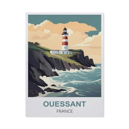 Puzzle 1000 Teile, Ouessant Frankreich, großes Familien-Puzzle-Spiel, Kunstwerk für Erwachsene, Jugendliche (50 x 70 cm) - EM13 von YYHMKBYY
