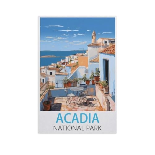 Puzzle 1000 Teile，Acadia Nationalpark，Papier Adult Toys Dekompressionsspiel（50x70cm）-FV4 von YYHMKBYY