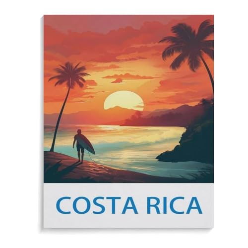 Puzzle 1000 Teile，Costa Rica，Papier Adult Toys Dekompressionsspiel（38x26cm）-L88 von YYHMKBYY