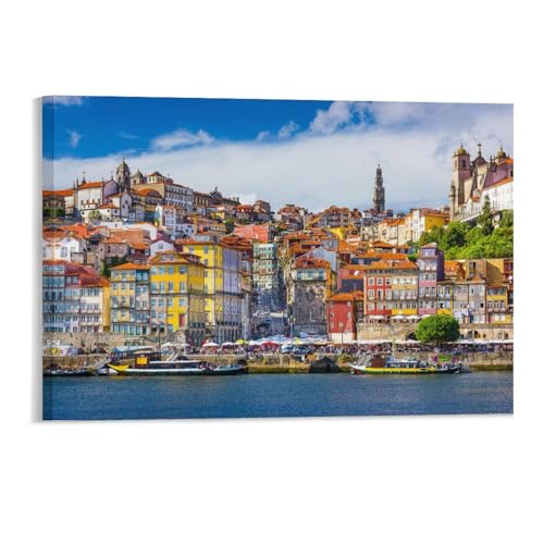 Puzzle 1000 Teile，Lissabon-Landschaft in Portugal，Erwachsene Holzspiel Freizeit Kunst Spielzeug Puzzles（52x38cm）-16 von YYHMKBYY