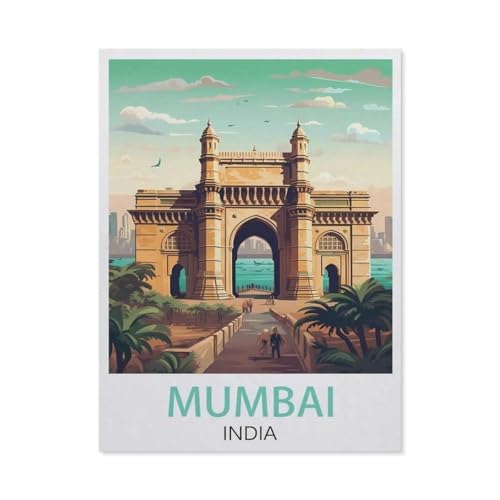 Puzzle 1000 Teile，Mumbai, Indien，DIY Handwerk Geschenk（50x70cm）-DI74 von YYHMKBYY
