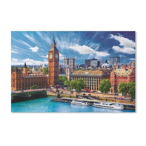 Puzzle 1000 Teile，Zwei Giraffen，DIY Handwerk Geschenk(75x50cm von YYHMKBYY