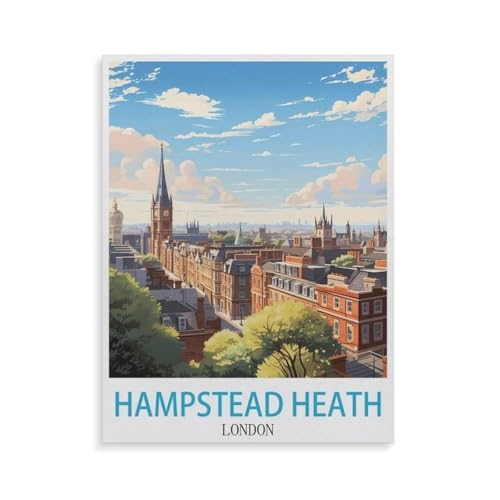 Puzzle 1000 Teile Erwachsene，Hampstead Heath London，Klassische Puzzles Schwer Pädagogisches Spielzeug für Erwachsene und Kinder（38x26cm）-GV23 von YYHMKBYY