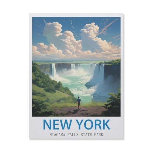 Puzzle 1000 Teile Erwachsene，Niagara Falls State Park, New York，Papier Puzzle（50x70cm）-EJ7 von YYHMKBYY