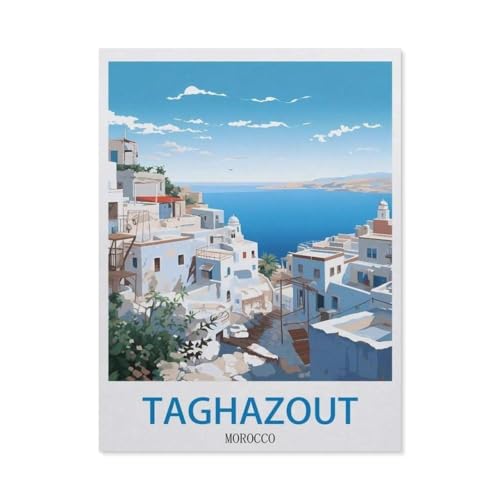 Puzzle 1000 Teile Erwachsene，Taghazout, Marokko，Papier Puzzle（38x26cm）-EK53 von YYHMKBYY