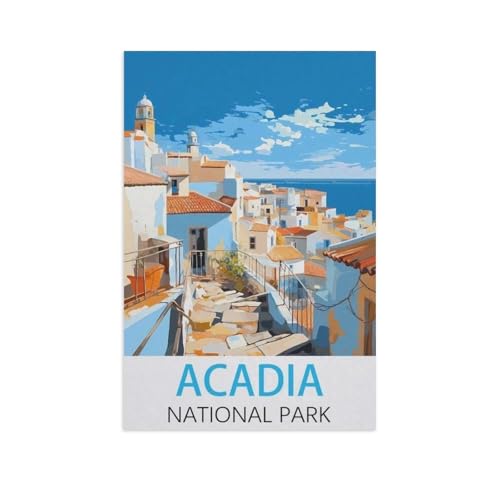 Puzzle 1000 Teile Erwachsene Puzzle Holz Puzzle Klassisches 3D Puzzle，Acadia Nationalpark，DIY Collectibles Moderne Wohnkultur（75x50cm）-FV32 von YYHMKBYY