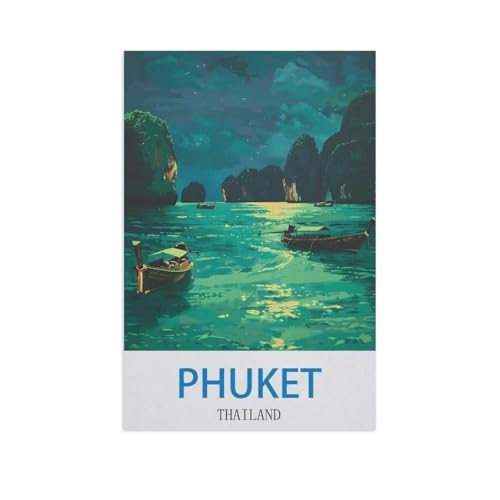 Puzzle 1000 Teile Erwachsene Puzzle Holz Puzzle Klassisches 3D Puzzle，Phuket, Thailand，DIY Collectibles Moderne Wohnkultur（75x50cm）-GC65 von YYHMKBYY