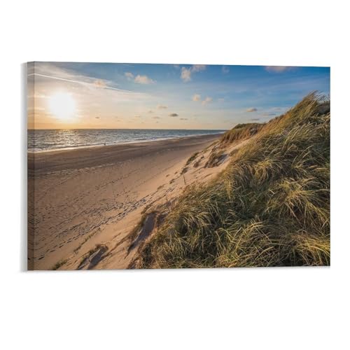 Puzzle 1000 Teile Erwachsenenpuzzle，Nordseestrand Küste，Kind Aus Papier Puzzle Panorama Art DIY Leisure Game Fun Geschenk Spielzeug Geeignete Freunde Familie（38x26cm）-129 von YYHMKBYY