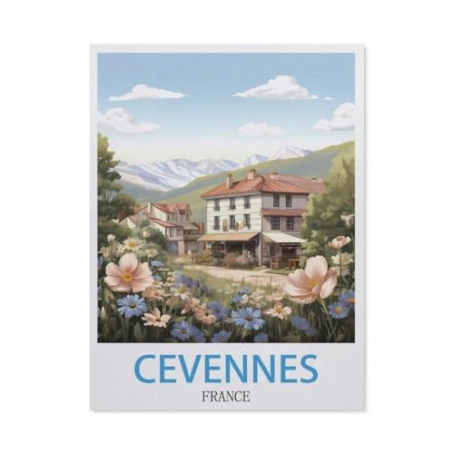 Puzzle 1000 Teile Papier，Cevennes Frankreich，Dekompression Der Erwachsenen，Kinderpuzzle Spiele Ab 8 Jahren, Spielzeug Für Mädchen Jungen Teenager（38x26cm）-GP11 von YYHMKBYY
