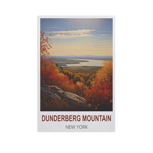 Puzzle 1000 Teile Papier，Dunderberg Mountain, New York，Dekompression Der Erwachsenen，Kinderpuzzle Spiele Ab 8 Jahren, Spielzeug Für Mädchen Jungen Teenager（50x70cm）-GF59 von YYHMKBYY
