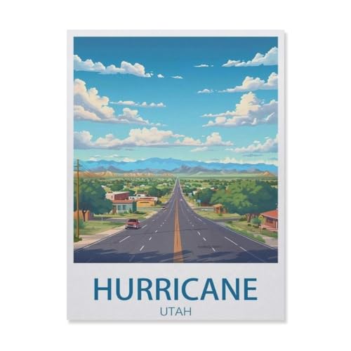 Puzzle 1000 Teile Papier，Hurricane, Utah，Dekompression Der Erwachsenen，Kinderpuzzle Spiele Ab 8 Jahren, Spielzeug Für Mädchen Jungen Teenager（38x26cm）-DO63 von YYHMKBYY