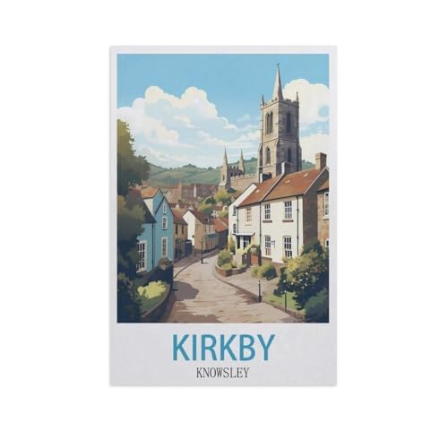 Puzzle 1000 Teile Papier，Kirkby Knowsley，Dekompression Der Erwachsenen，Kinderpuzzle Spiele Ab 8 Jahren, Spielzeug Für Mädchen Jungen Teenager（50x70cm）-GK73 von YYHMKBYY