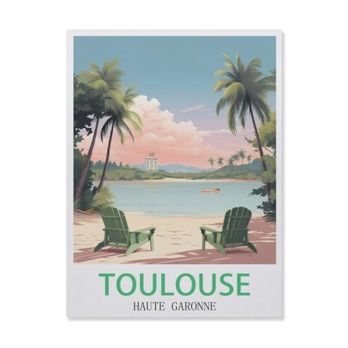 Puzzle 1000 Teile Papier，Le Touquet Montreuil，Dekompression Der Erwachsenen，Kinderpuzzle Spiele Ab 8 Jahren, Spielzeug Für Mädchen Jungen Teenager（38x26cm）-GM92 von YYHMKBYY