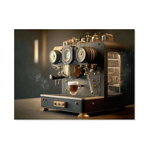 Puzzle 1000 Teile Papier，Steam-Punk Kaffeemaschine，Dekompression Der Erwachsenen，Kinderpuzzle Spiele Ab 8 Jahren, Spielzeug Für Mädchen Jungen Teenager（50x70cm）-AO4 von YYHMKBYY