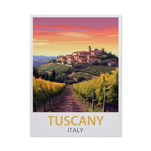 Puzzle 1000 Teile Papier，Toskana Italien，Dekompression Der Erwachsenen，Kinderpuzzle Spiele Ab 8 Jahren, Spielzeug Für Mädchen Jungen Teenager（38x26cm）-EU27 von YYHMKBYY