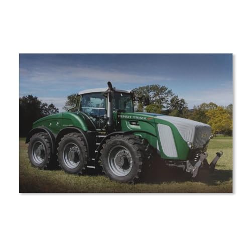 Puzzle 1000 Teile Papier ，grüner Traktor，Dekompression Der Erwachsenen，Kinderpuzzle Spiele Ab 8 Jahren, Spielzeug Für Mädchen Jungen Teenager（38x26cm）-H37 von YYHMKBYY